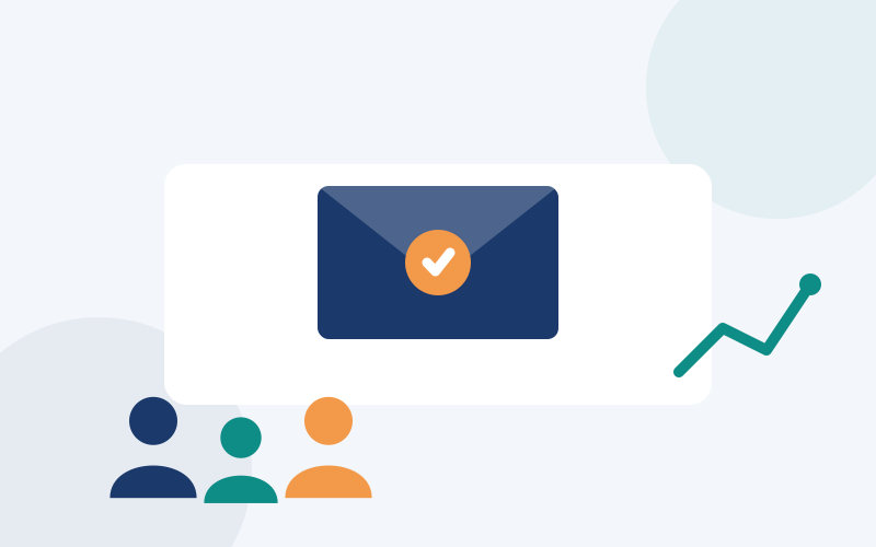 Ilustraci�n de email marketing generando resultados medibles